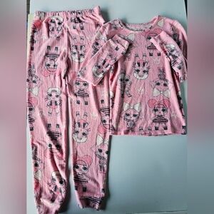 LOL Surprise Pink Pajama Set Size 10